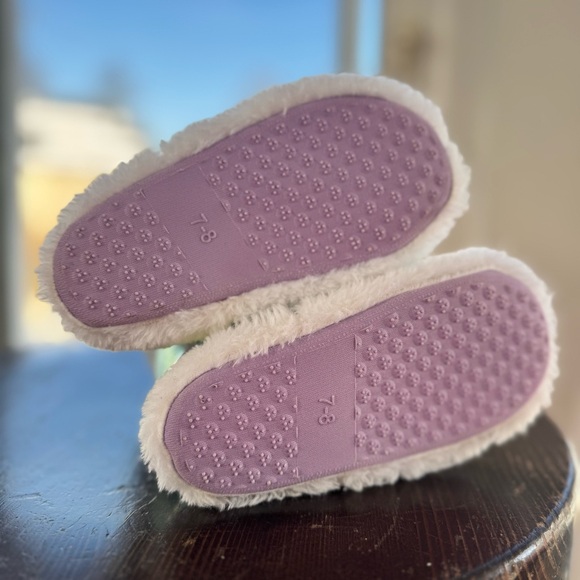 Frozen Elsa & Olaf Toddler Girl Slipper Blue Bootie Sequin Shoes size’s below - Picture 6 of 16